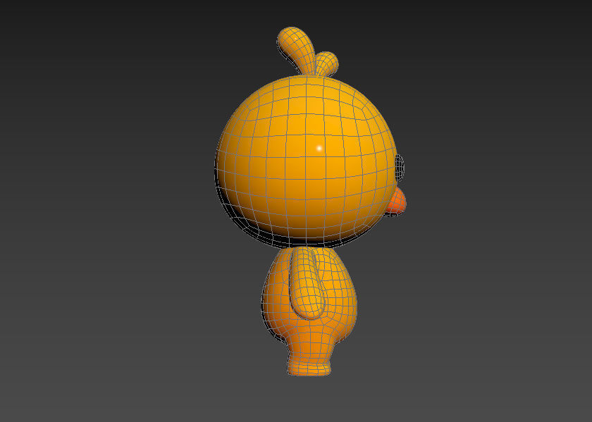 Character011 Chick 3D model_13
