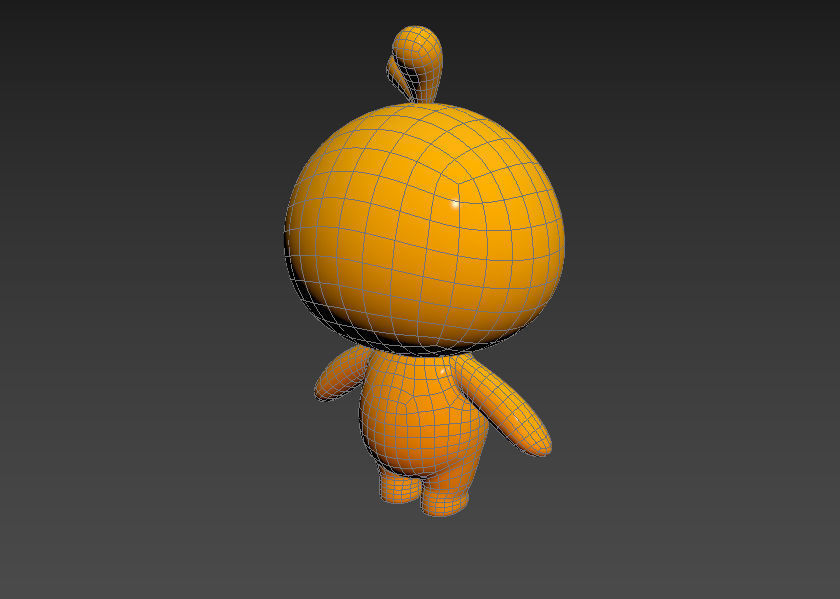 Character011 Chick 3D model_14