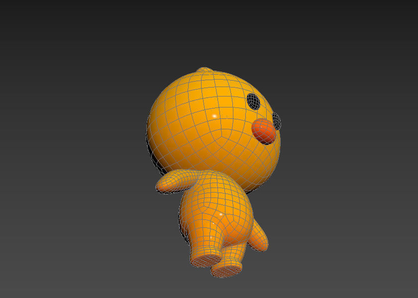 Character011 Chick 3D model_12