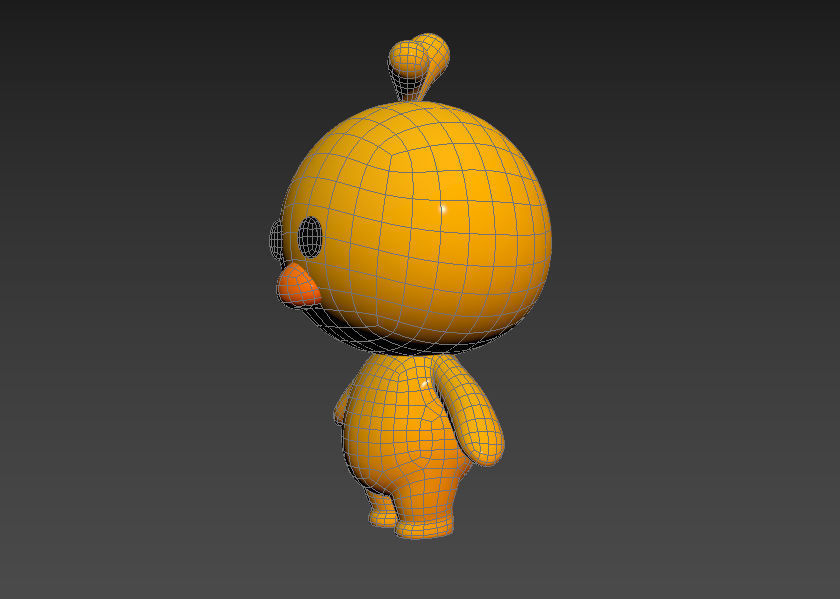 Character011 Chick 3D model_16