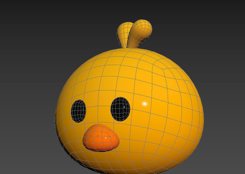 Character011 Chick 3D model_17