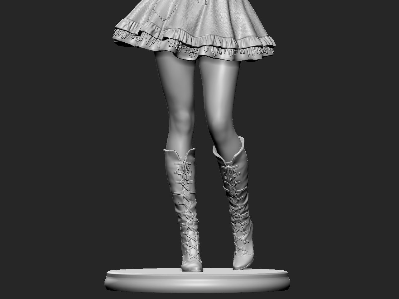 Halloween Girl 3D print model_43
