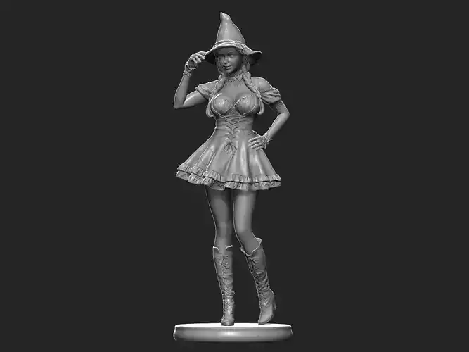 Halloween Girl 3D print model
