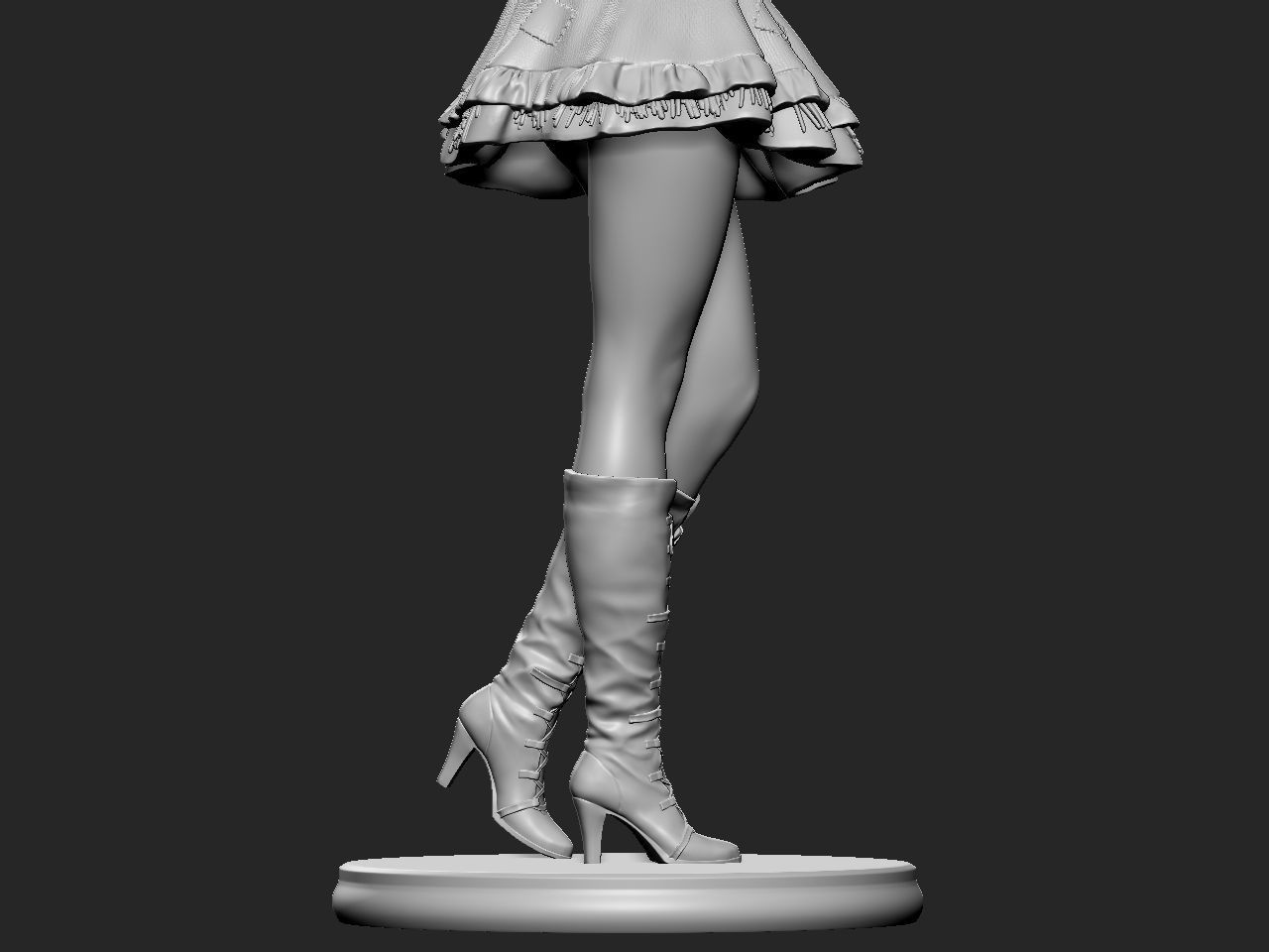 Halloween Girl 3D print model_20