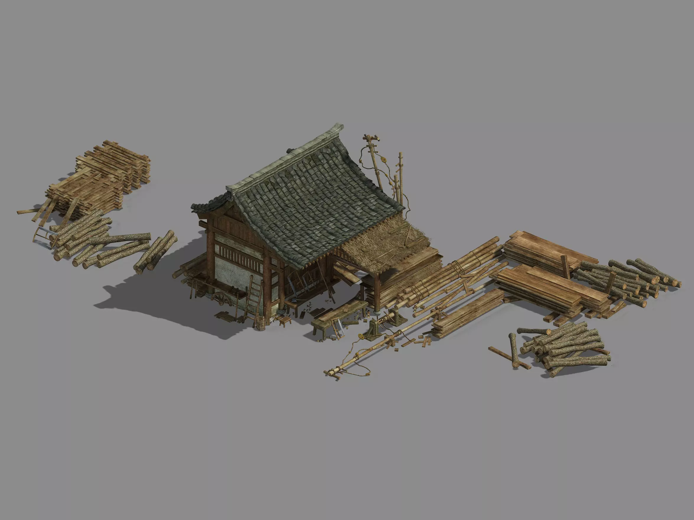 Craftsman-Lumber Yard 13 3D model_0