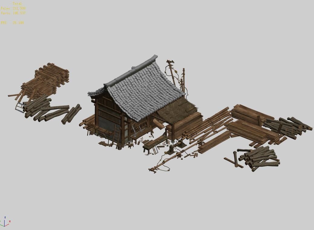 Craftsman-Lumber Yard 13 3D model_3