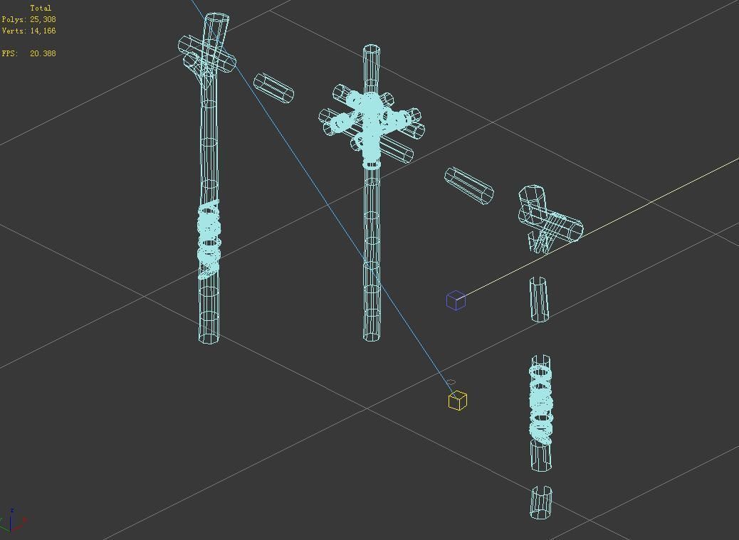 Industrial production-drilling rig 71 3D model_3