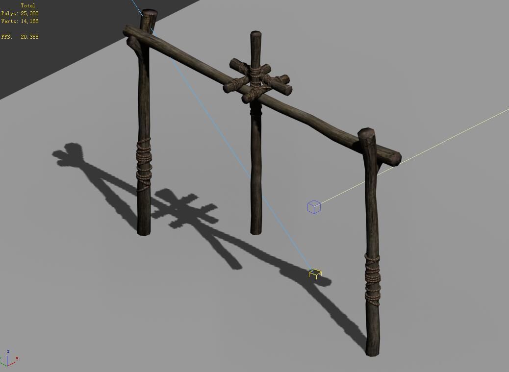 Industrial production-drilling rig 71 3D model_4