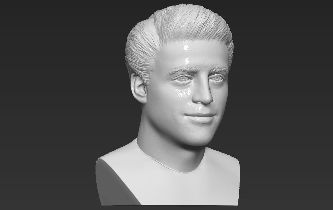 Joey Tribbiani from Friends bust 3D printing ready stl obj 3D print model_11