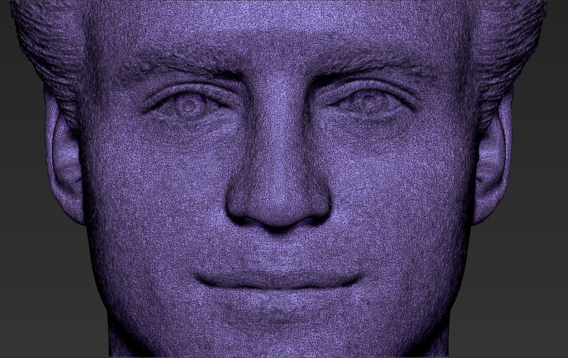 Joey Tribbiani from Friends bust 3D printing ready stl obj 3D print model_26