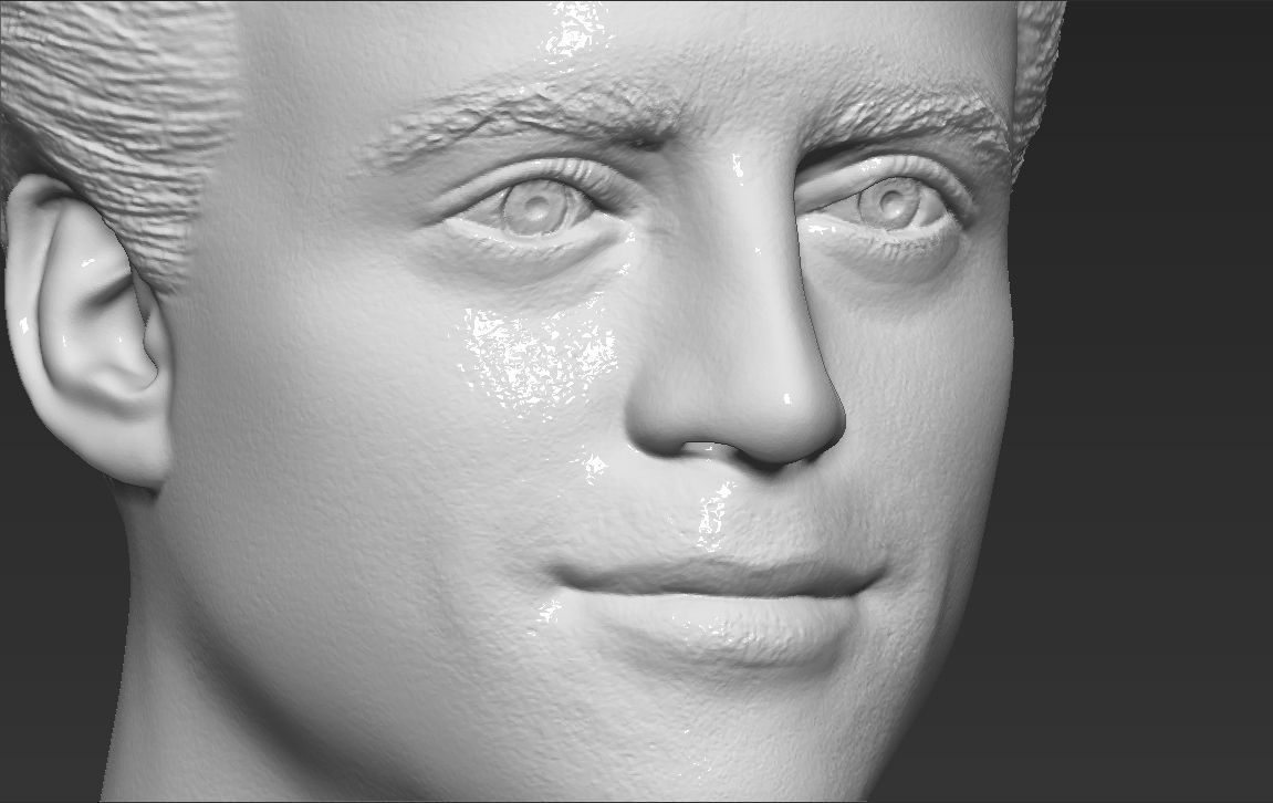 Joey Tribbiani from Friends bust 3D printing ready stl obj 3D print model_14