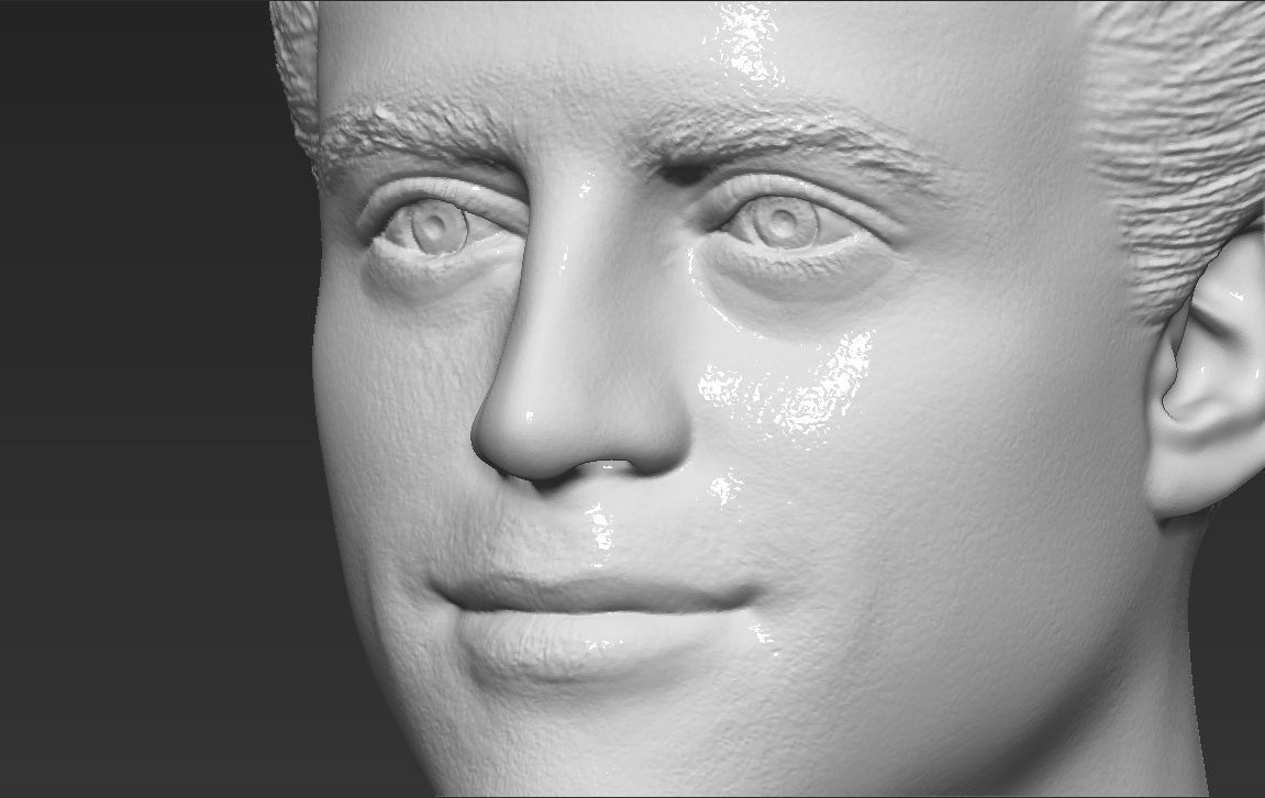Joey Tribbiani from Friends bust 3D printing ready stl obj 3D print model_15