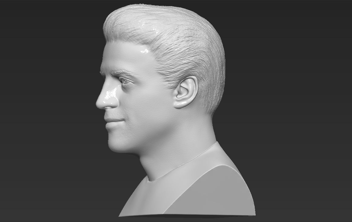 Joey Tribbiani from Friends bust 3D printing ready stl obj 3D print model_4