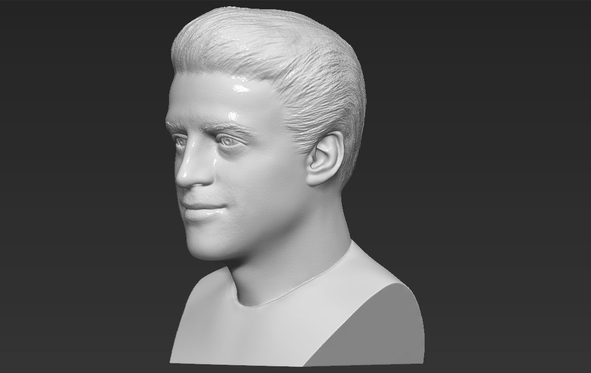 Joey Tribbiani from Friends bust 3D printing ready stl obj 3D print model_3
