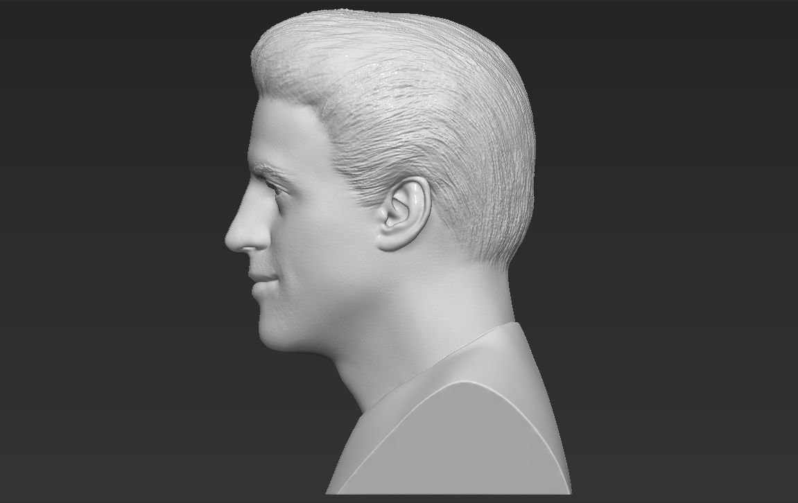 Joey Tribbiani from Friends bust 3D printing ready stl obj 3D print model_5