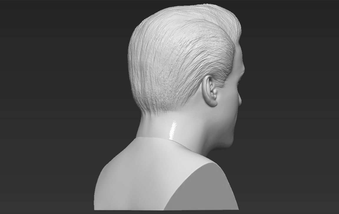 Joey Tribbiani from Friends bust 3D printing ready stl obj 3D print model_8