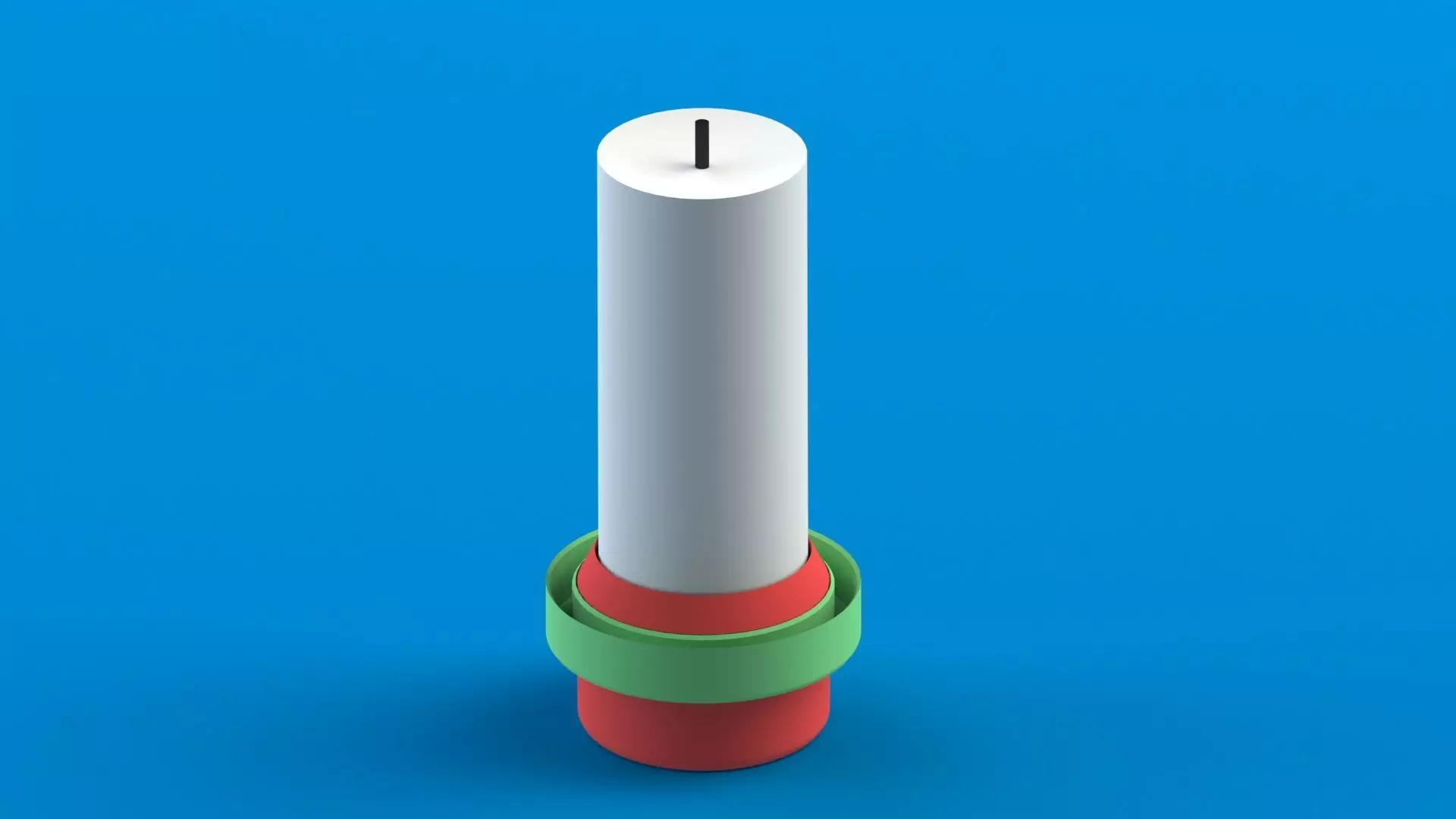 Candle Stand and Melted Wax holder 3D print model_0