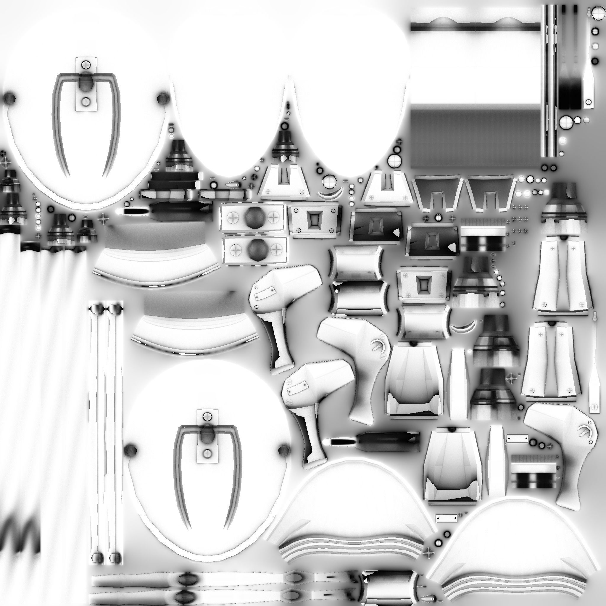 Mecatronico robot 3D model_12