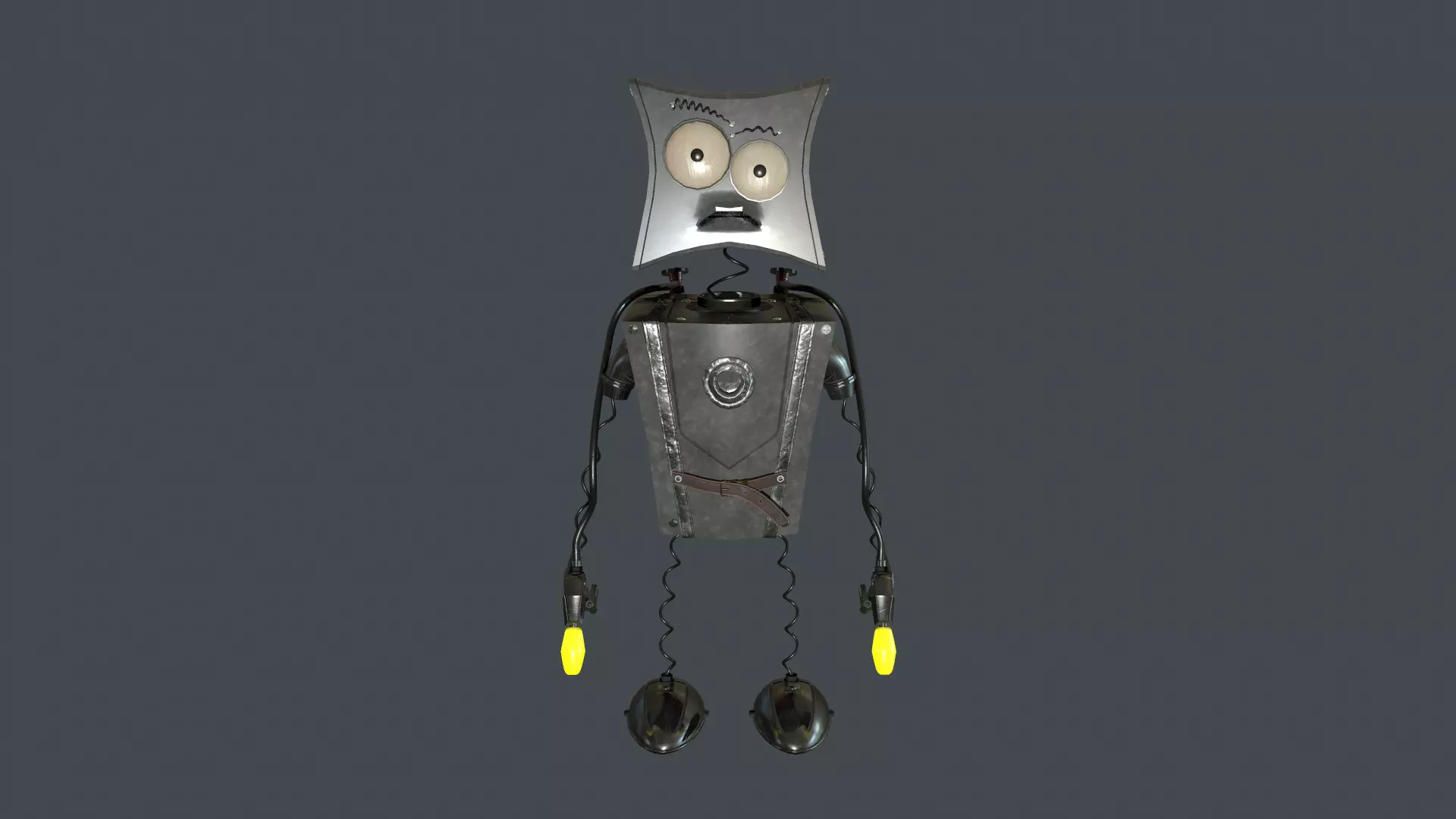 Mecatronico robot 3D model_0