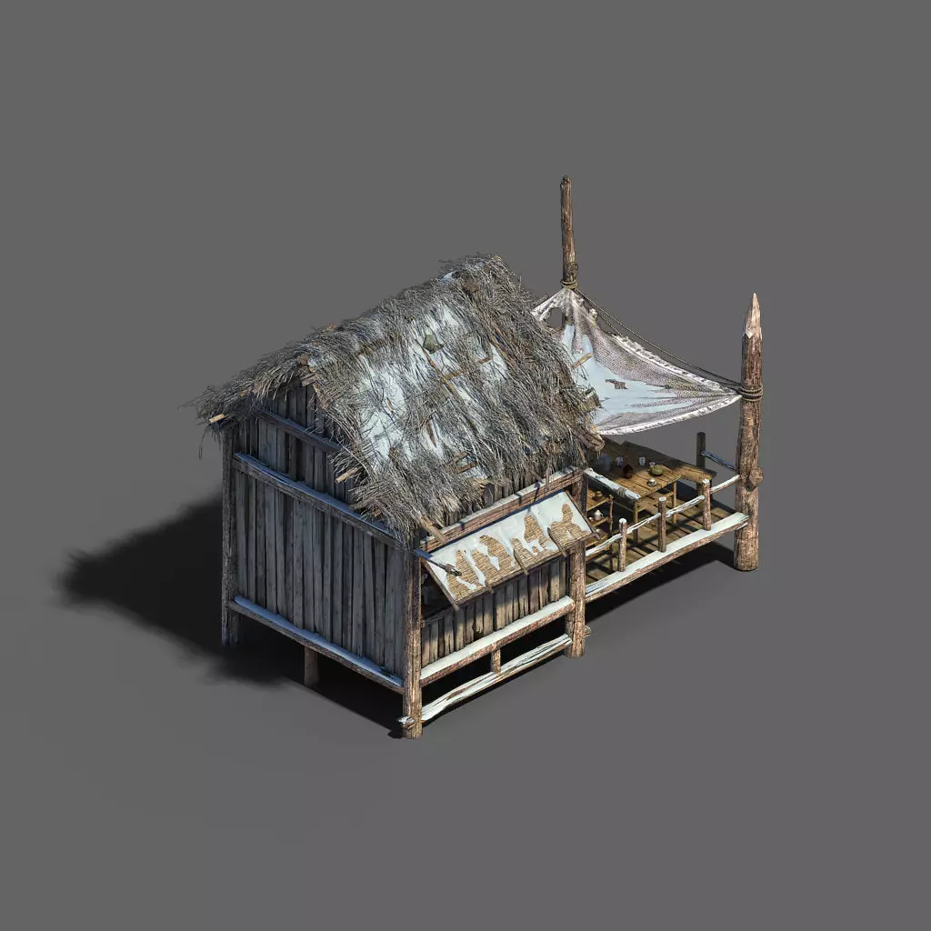 Public Map-Snow-Chalet 31 3D model_0
