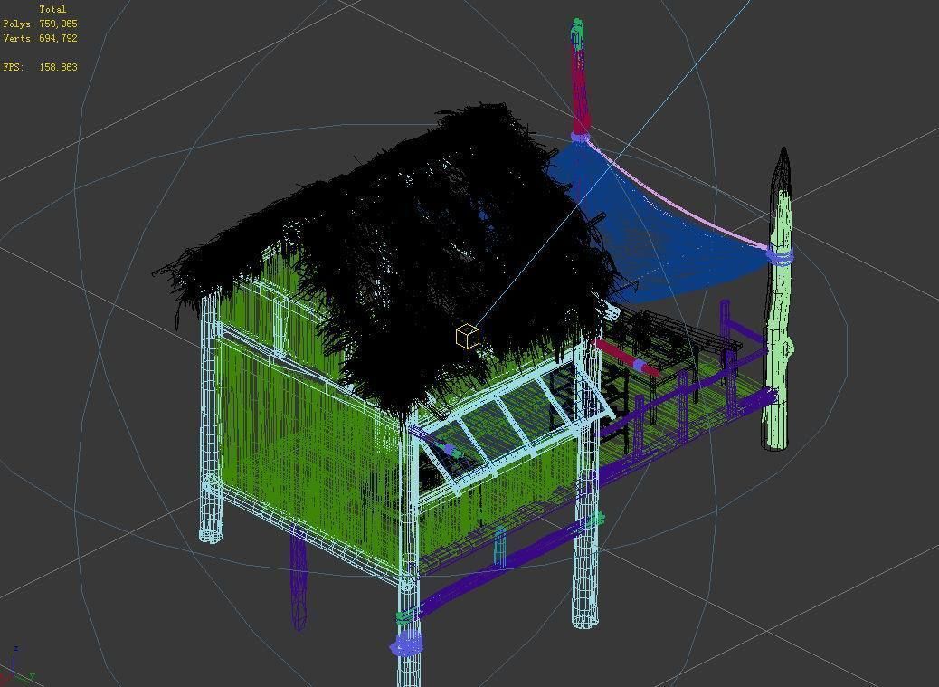 Public Map-Snow-Chalet 31 3D model_4
