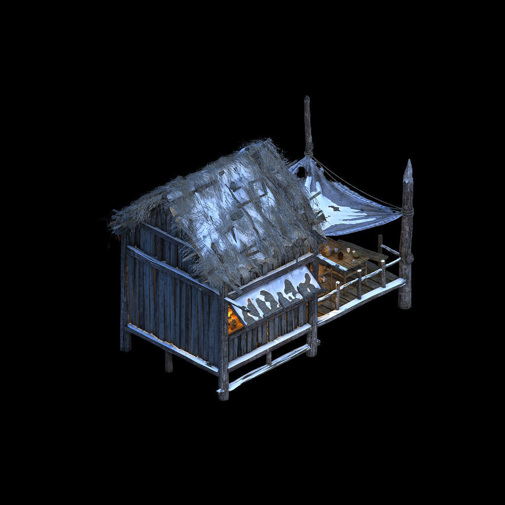 Public Map-Snow-Chalet 31 3D model_2