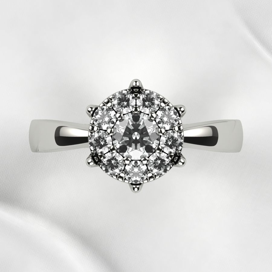 Fashion Gold Ring 3D print model_13