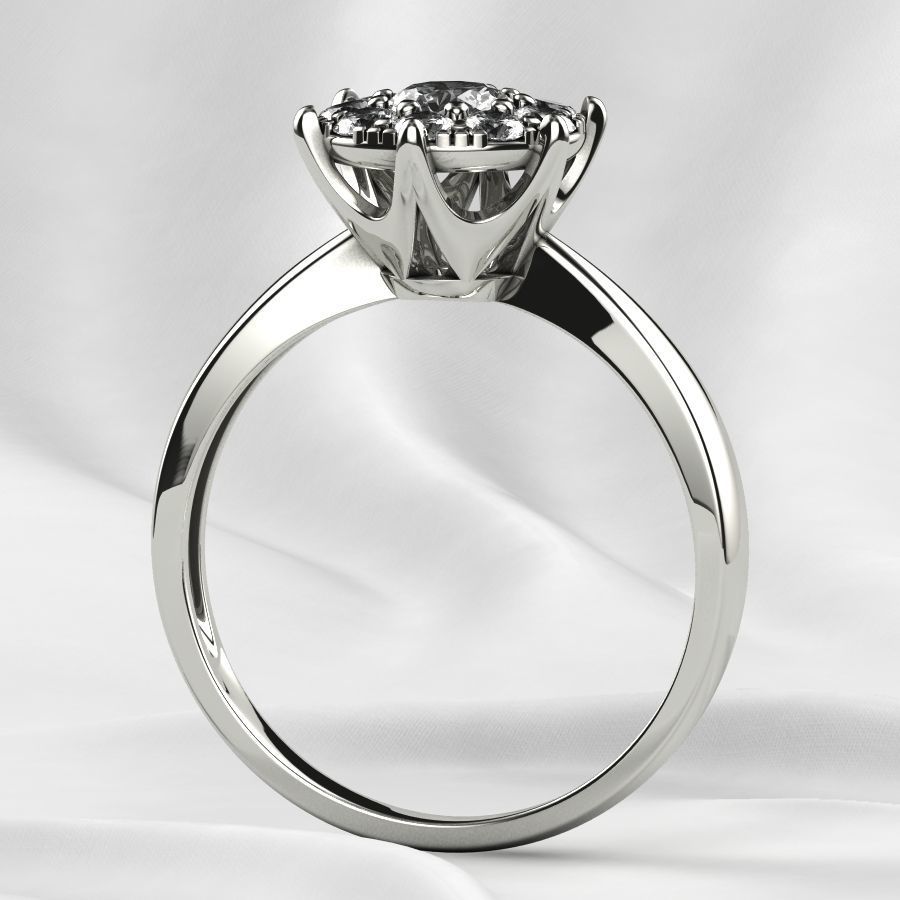 Fashion Gold Ring 3D print model_15