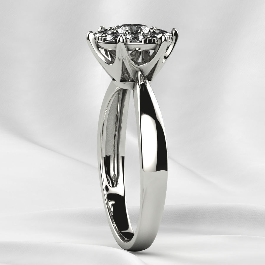 Fashion Gold Ring 3D print model_19