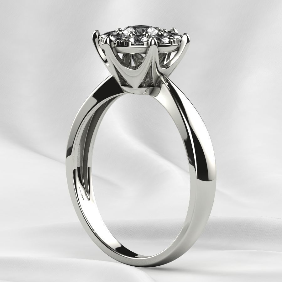 Fashion Gold Ring 3D print model_17