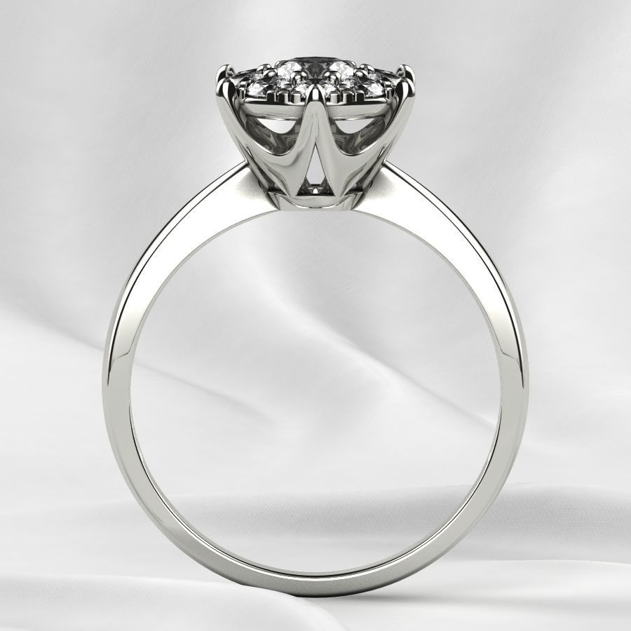 Fashion Gold Ring 3D print model_14