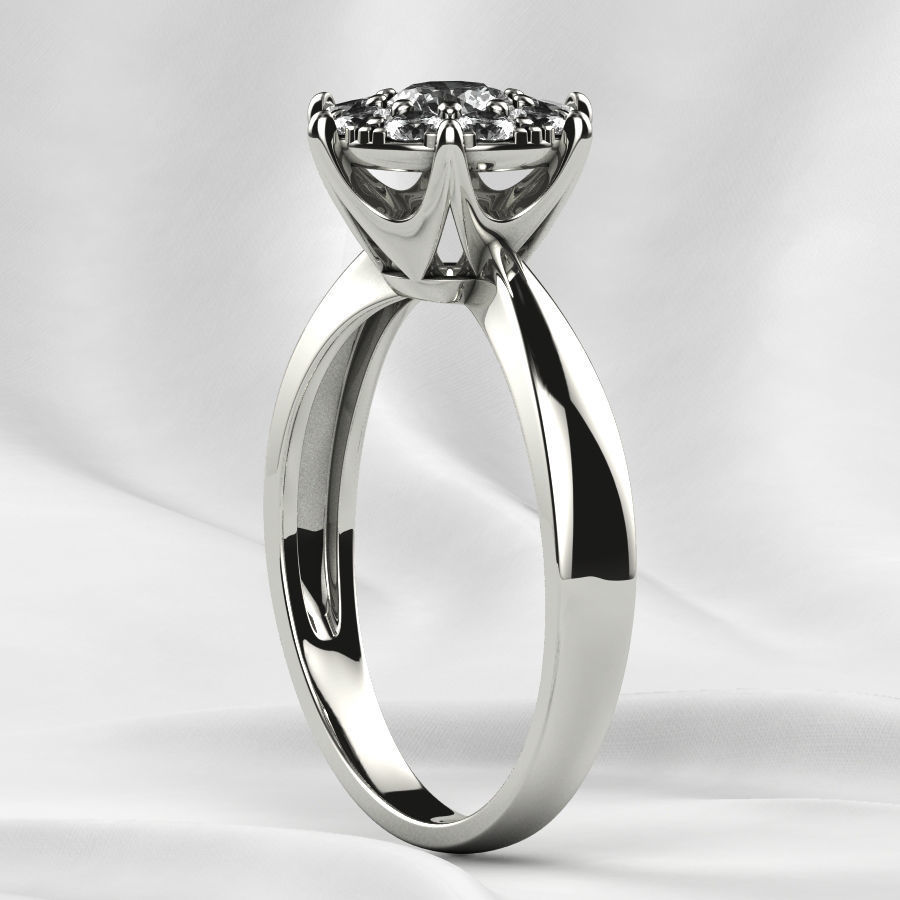 Fashion Gold Ring 3D print model_18