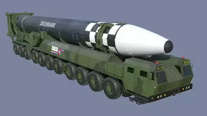 Hwasong 16 missile launcher