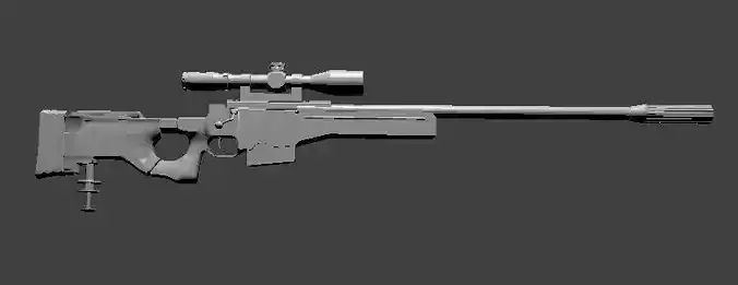AWM 3d model for free