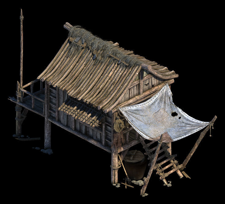 Public Map-Snow-Chalet 32 3D model_3