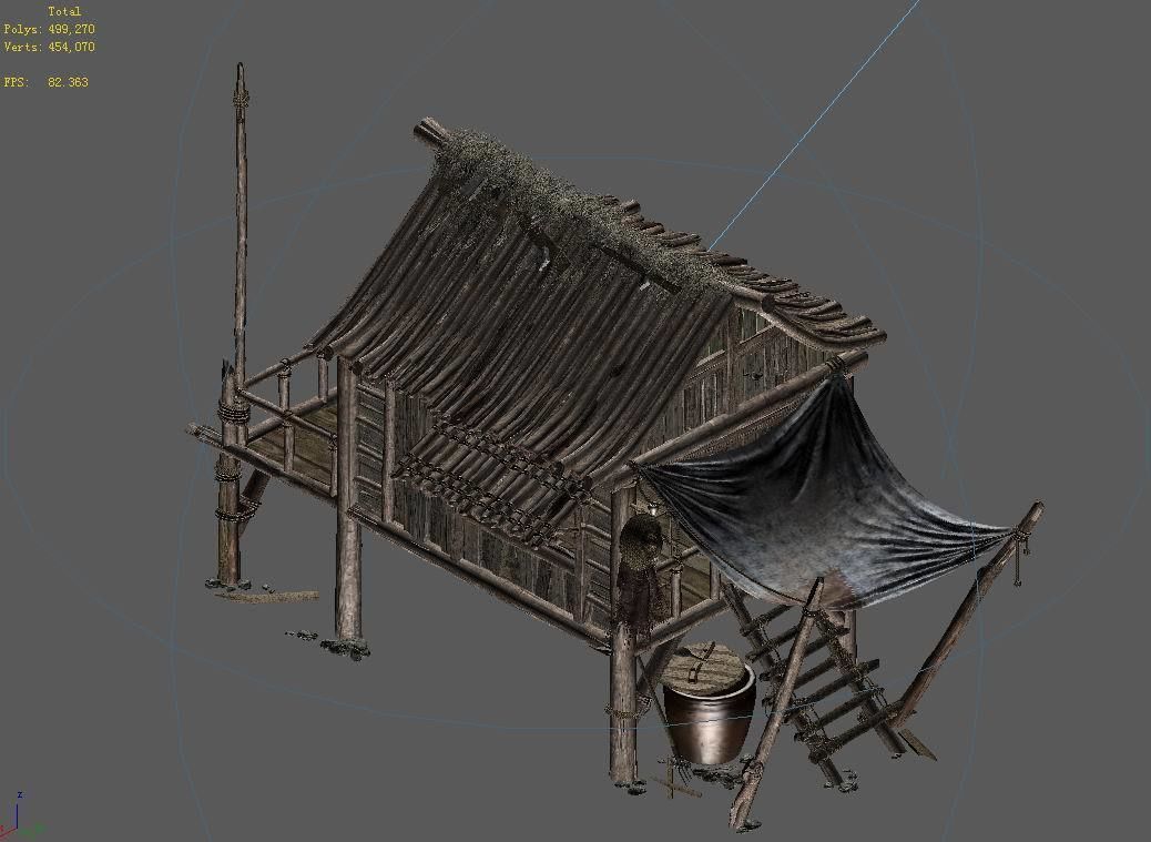 Public Map-Snow-Chalet 32 3D model_5