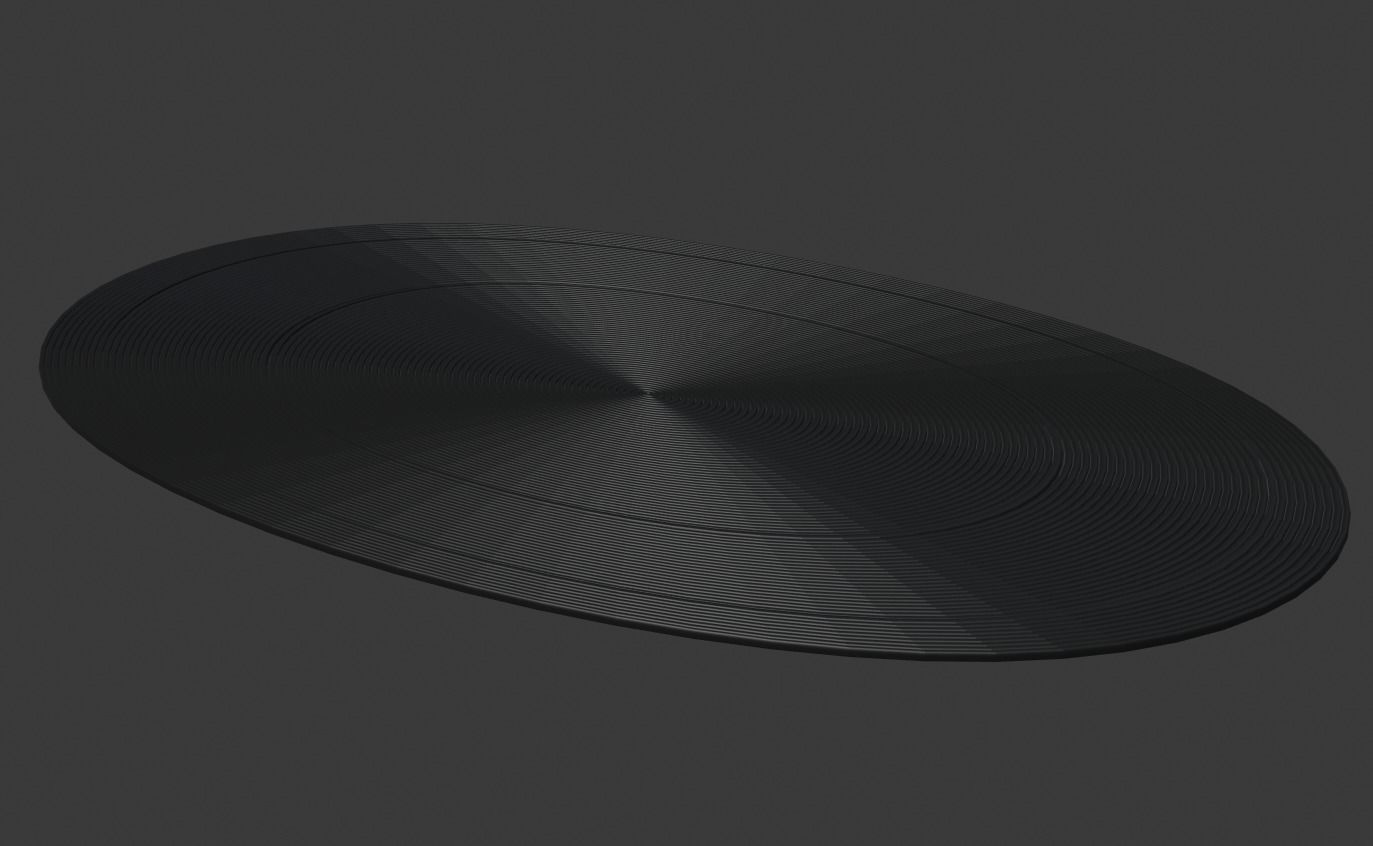 Jute Carpet 3D model_2