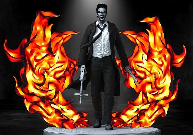 Constantine - Keanu Reeves  3D print model