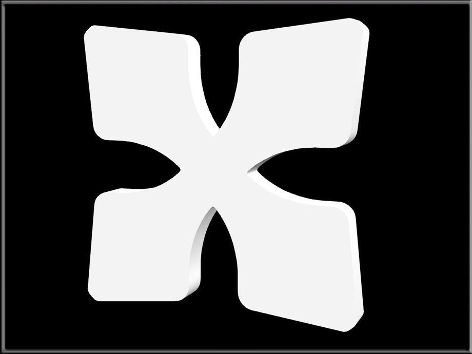 A DOUBLE SHARP SIGN Low-poly 3D model_1