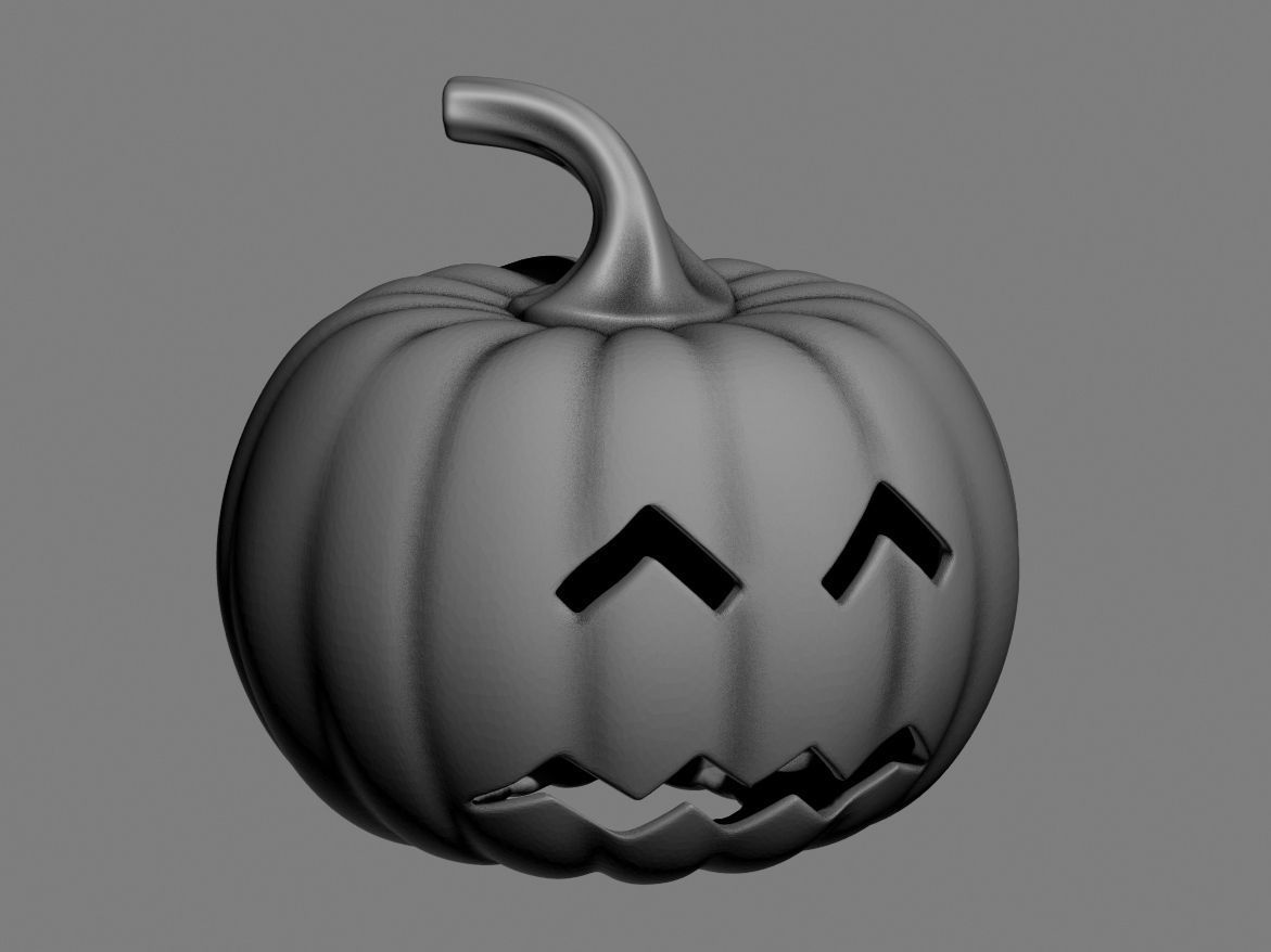 halloween pumpkin 10 3D print model_40