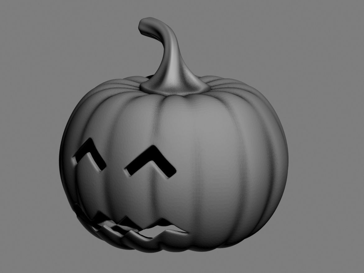 halloween pumpkin 10 3D print model_42