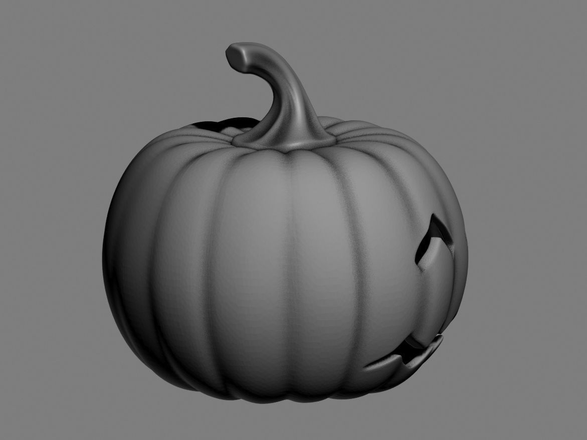 halloween pumpkin 10 3D print model_10