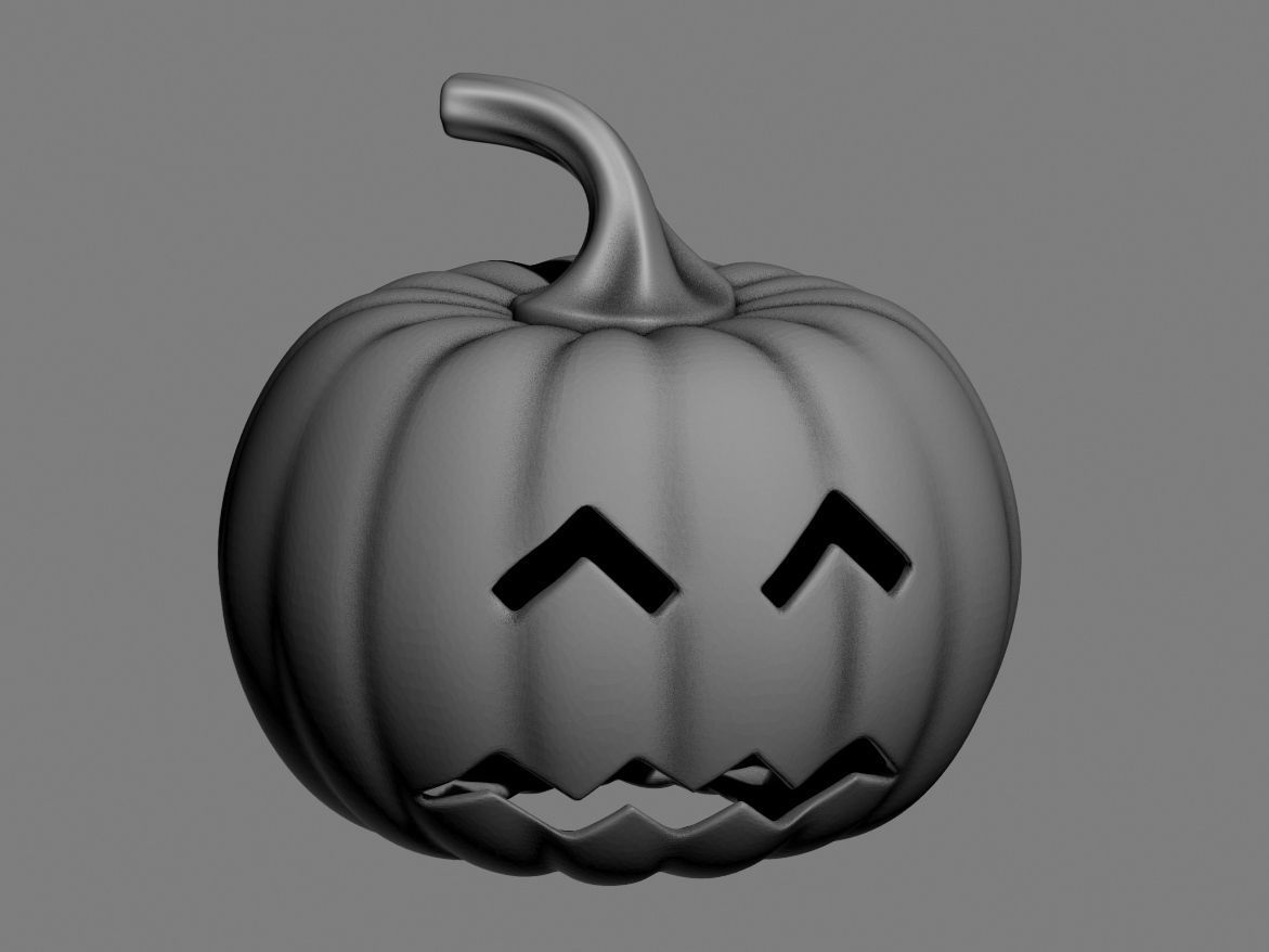 halloween pumpkin 10 3D print model_38