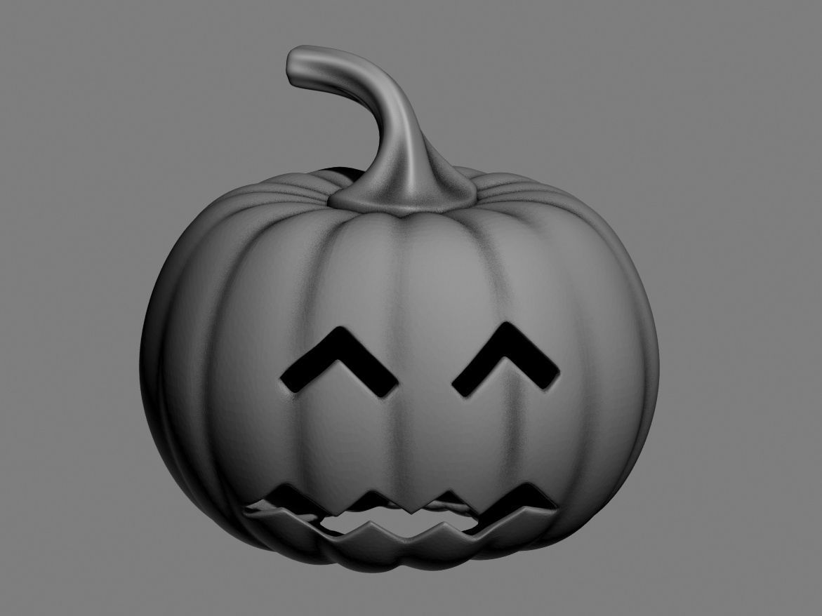 halloween pumpkin 10 3D print model_41