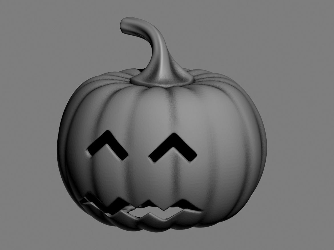 halloween pumpkin 10 3D print model_33