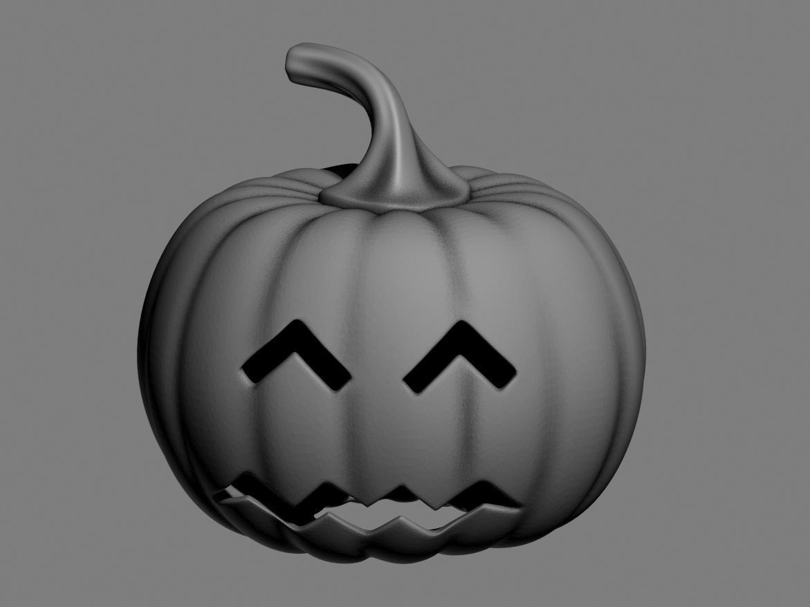 halloween pumpkin 10 3D print model_29