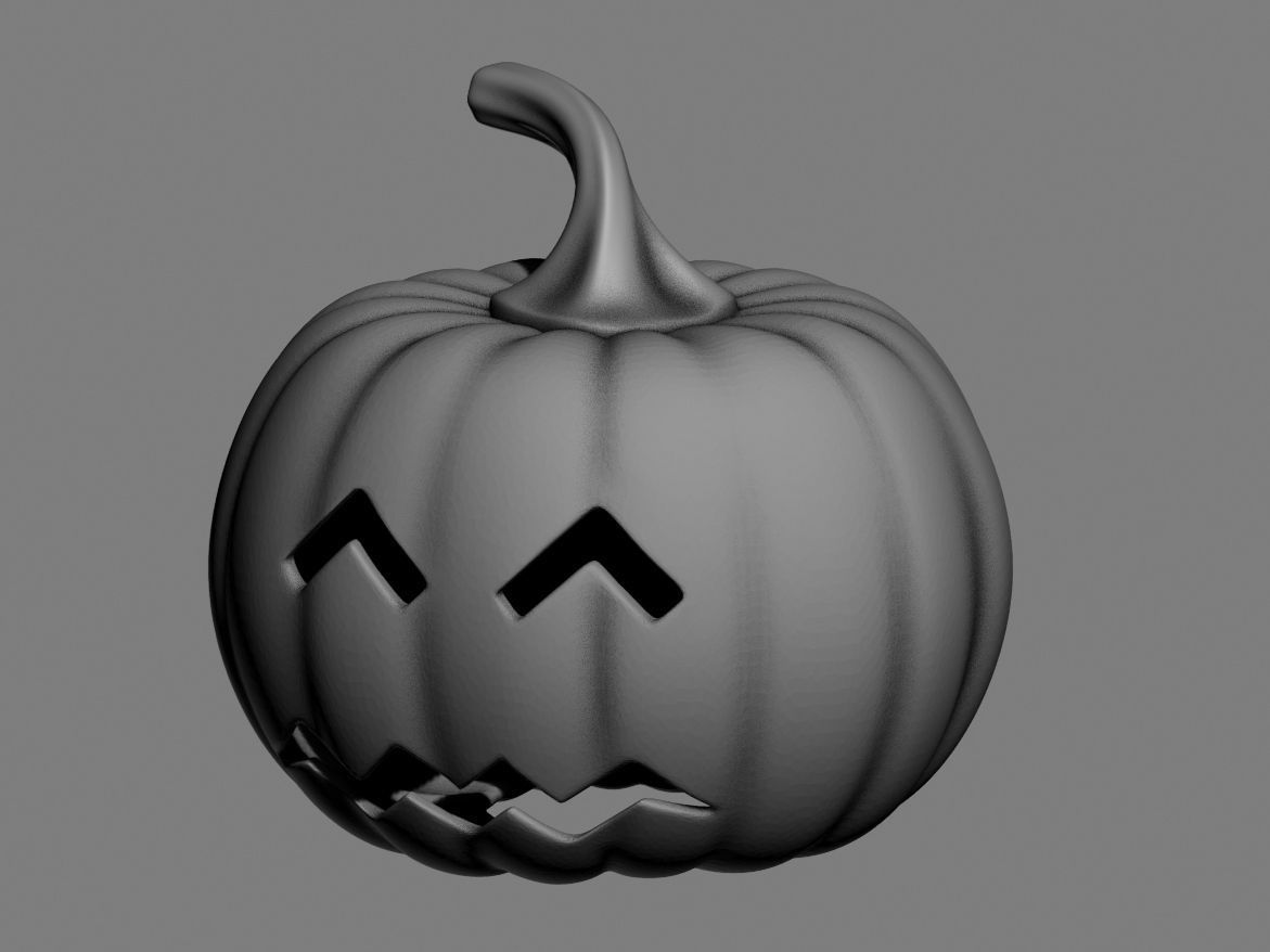 halloween pumpkin 10 3D print model_39