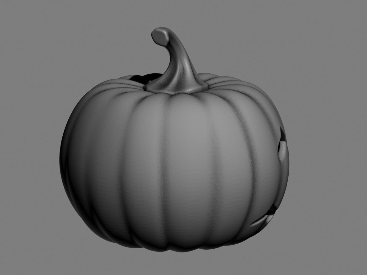 halloween pumpkin 10 3D print model_7