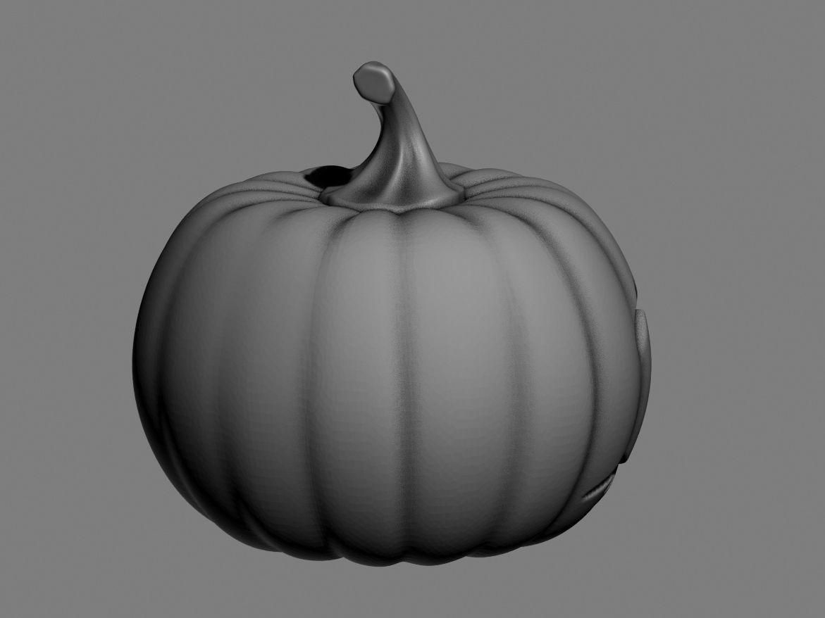 halloween pumpkin 10 3D print model_11