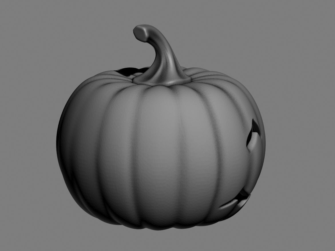 halloween pumpkin 10 3D print model_16